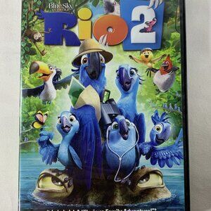 Rio 2 DVD Blue 2014 Animated Family Adventure General G Special Features Tested